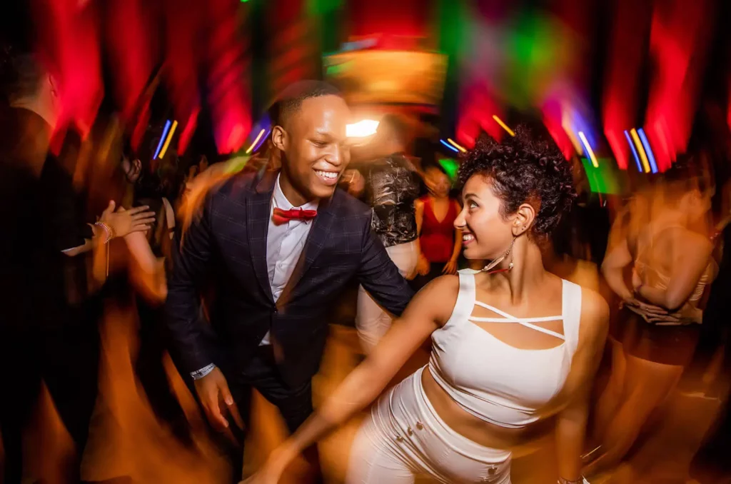 Couple dancing salsa at Berlin Salsa Congress